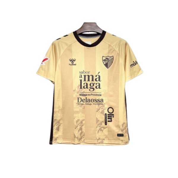 Málaga cf x Delaossa colaboración camiseta