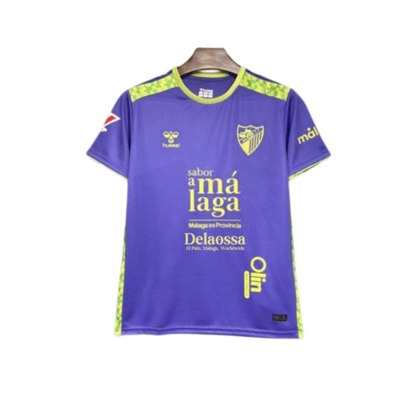 Málaga cf x Delaossa colaboración camiseta