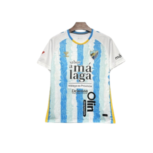 Málaga cf x Delaossa colaboración camiseta