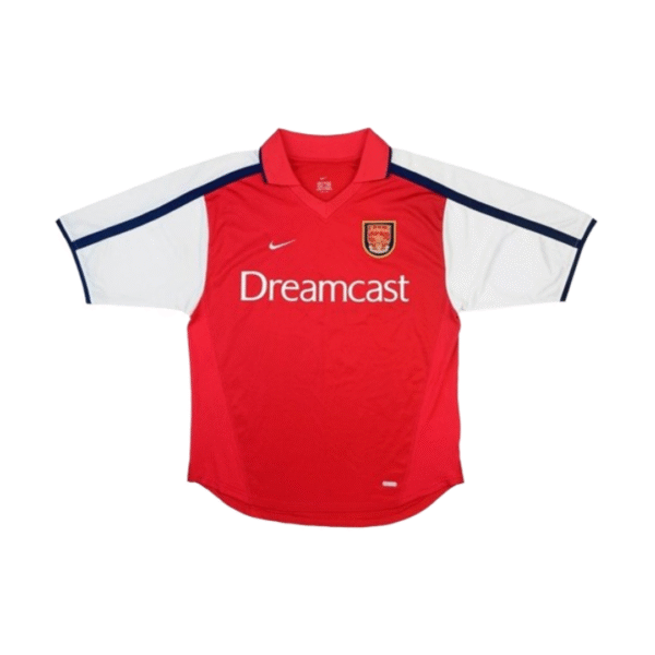 Arsenal camiseta temporada 2001-2002