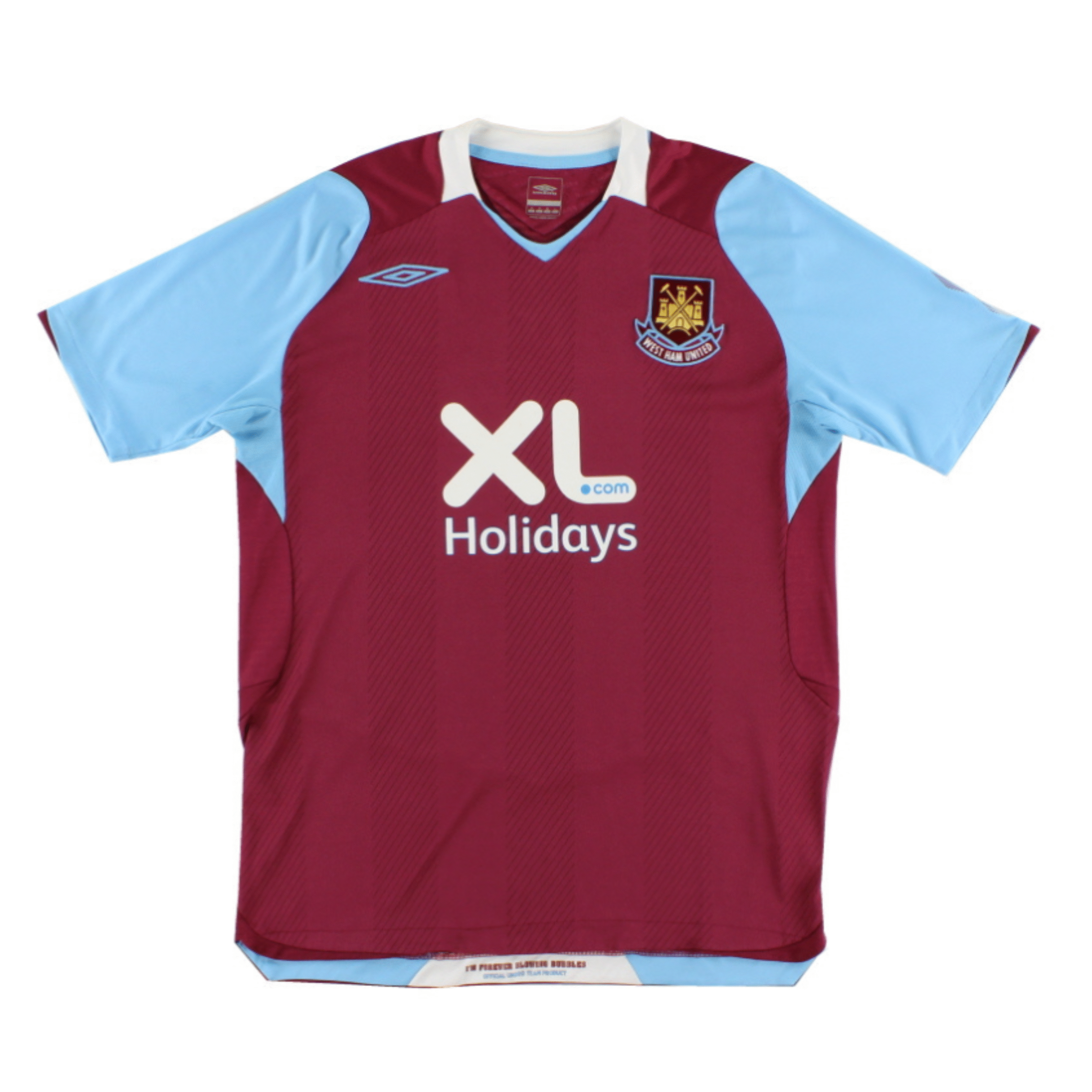 West Ham camiseta temporada 2008-2009