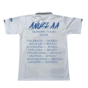 Valencia x Anuel ´Europe Tour 2025´ camiseta