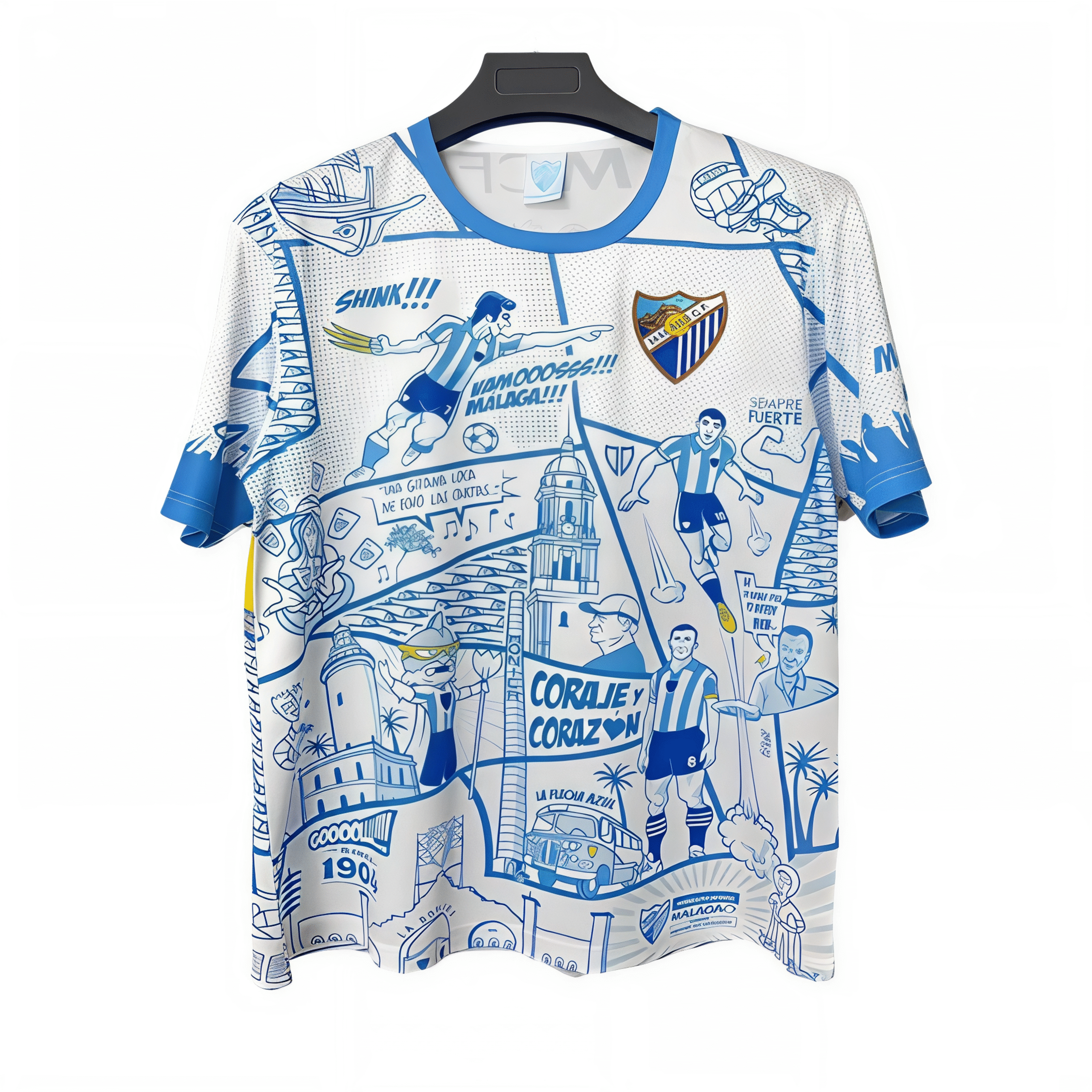Málaga camiseta temporada 2025/26 - Edición Malagaverso